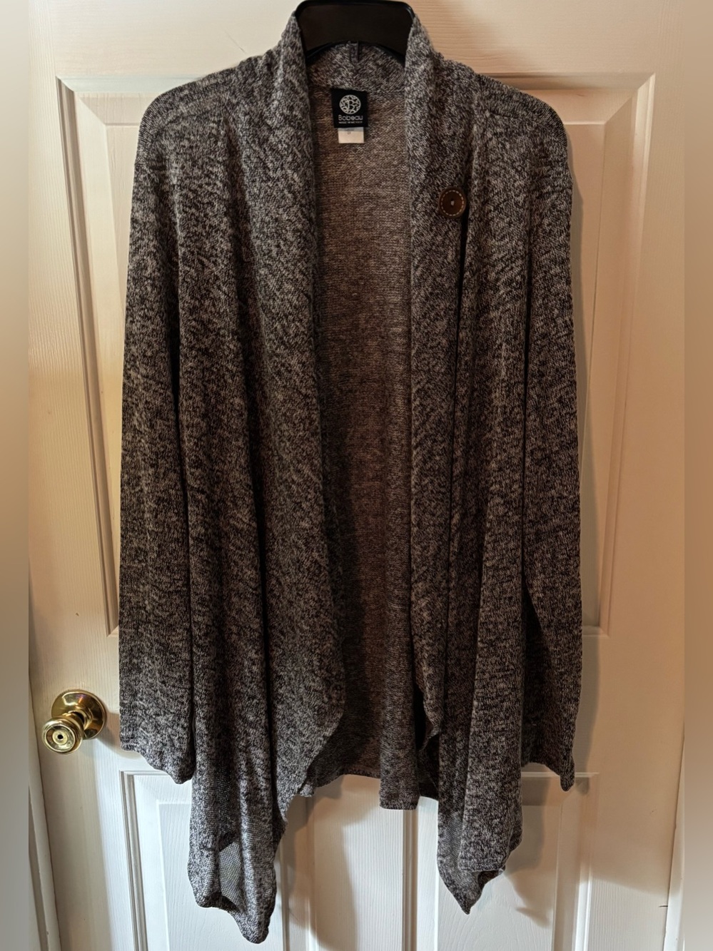 Women’s Bobeau Button Wrap Cardigan SZ 2X